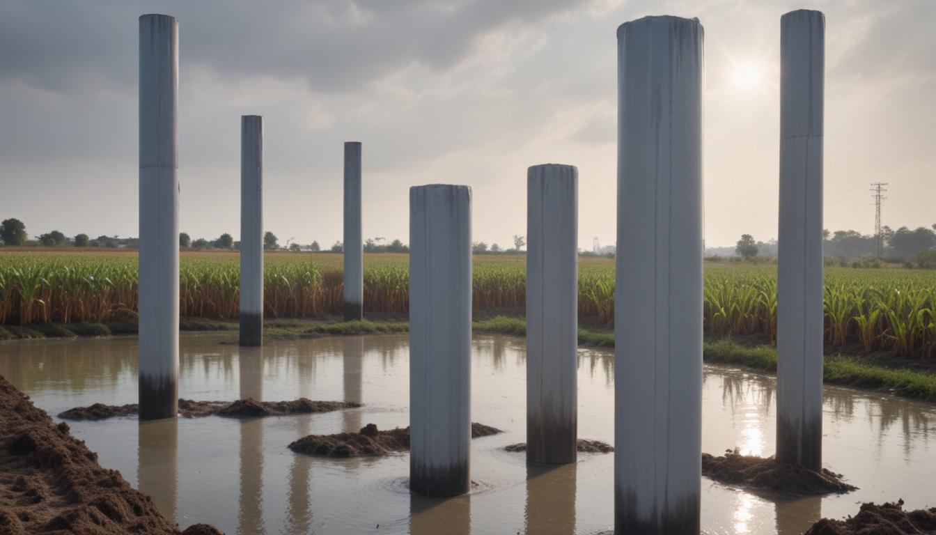 dimensionamiento columna upvc profundidad caudal